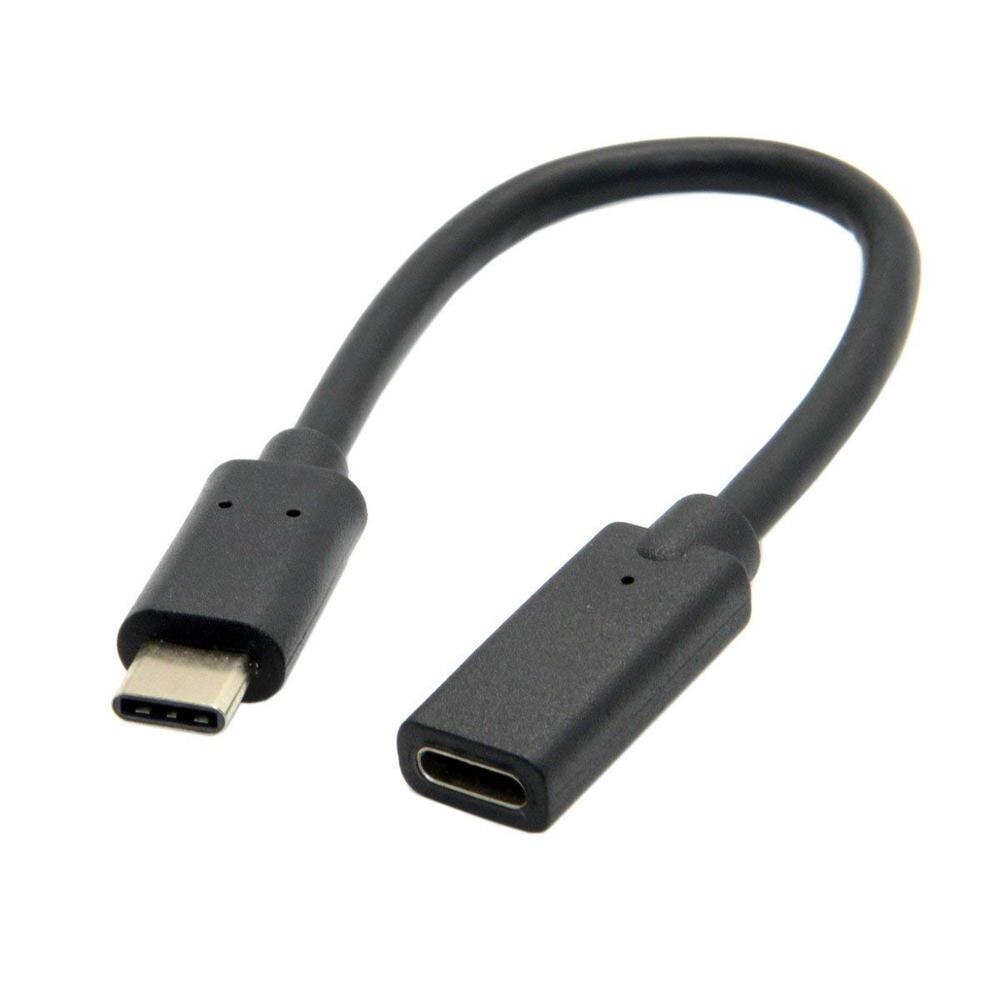30cm usb type c forlængerkabel usb 3.1 usb-c han til hun forlænger ledning forlængerledning stik dock til macbook og google: Default Title