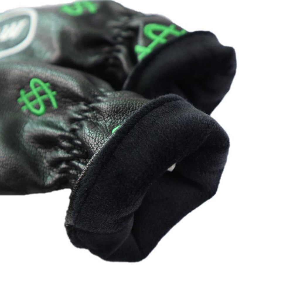 10 paczek czarny golf żelazny pokrowiec na główkę ochraniacz z trwałej skóry pu Klub Headcover zestaw akcesoriów