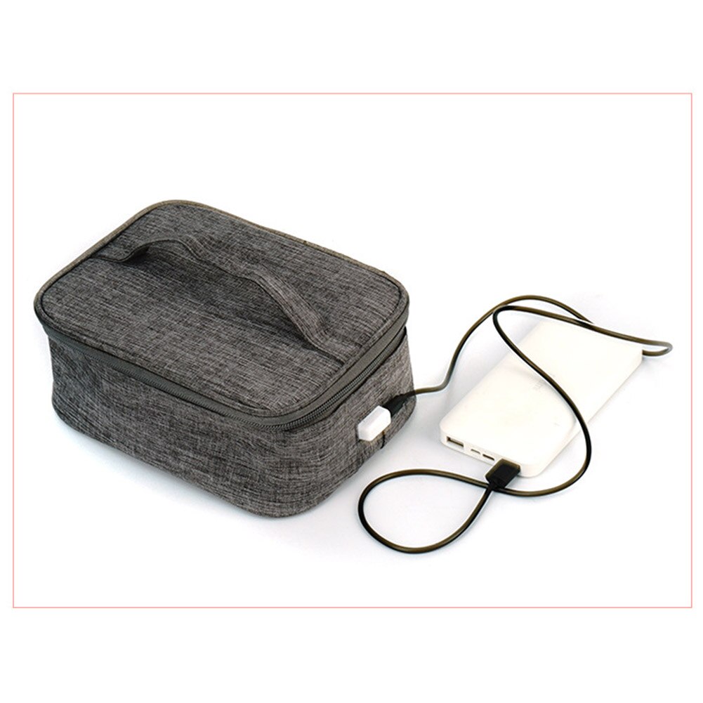 USB Heating Lunch Box Insulation Bag Waterproof Portable Electric Heated Thermal Food Container for Office Picnic Camping Supply