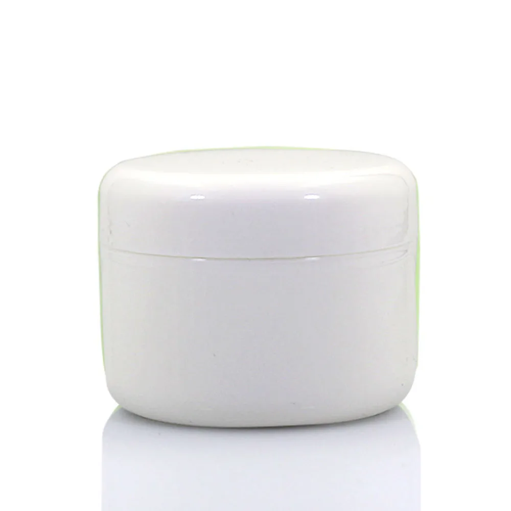 Frascos de plástico rellenables para maquillaje y cosméticos, tarros vacíos para crema facial, contenedores de almacenamiento de loción y sombra de ojos, 10 Uds., 10g-100g: Caqui oscuro / 12ml