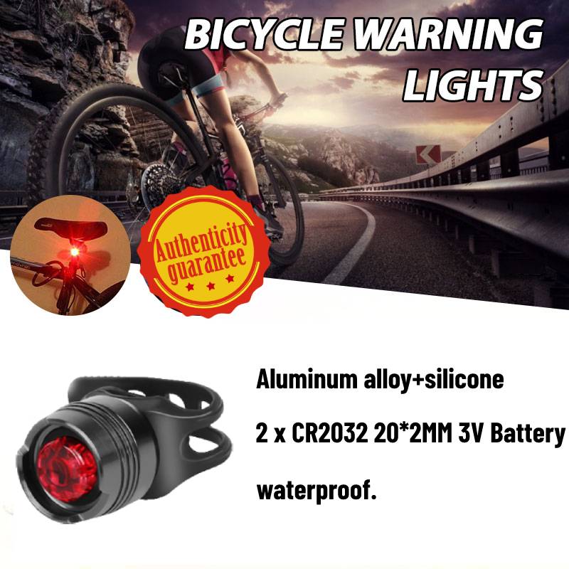 T6 Fiets Licht Voor 1000 Lumen Fietsen Led Krachtige Zaklamp Bike Verlichting Koplamp Usb Oplaadbare Lamp Mtb Accessoires: Tail-light