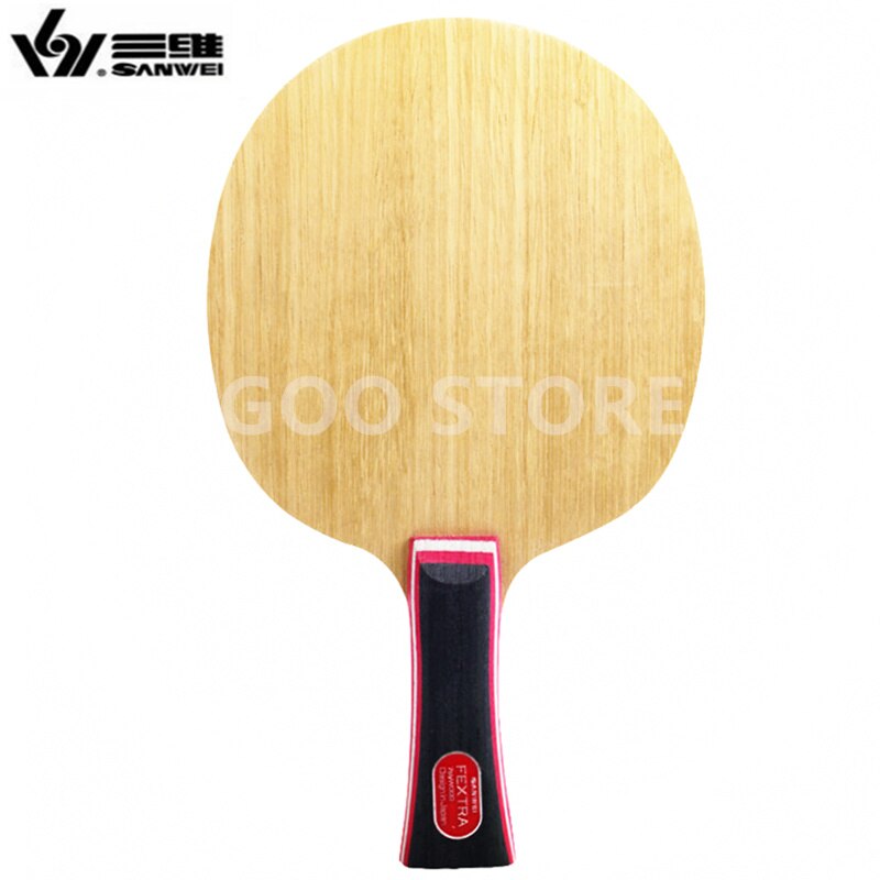 SANWEI FEXTRA 7 Table Tennis Blade 7 Ply Wood All-around Japan Tech (Stiga Clipper CL Structure) Ping Pong Racket Bat Paddle: Long handle FL