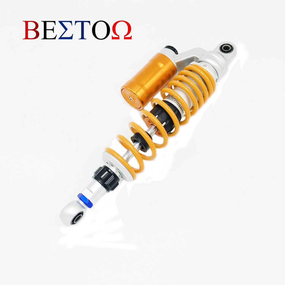 Universal 310mm 330mm 340mm 350mm Motorcycle Rear Shock Absorbers Modified Damping Adjustable Round Rebound Damping shock