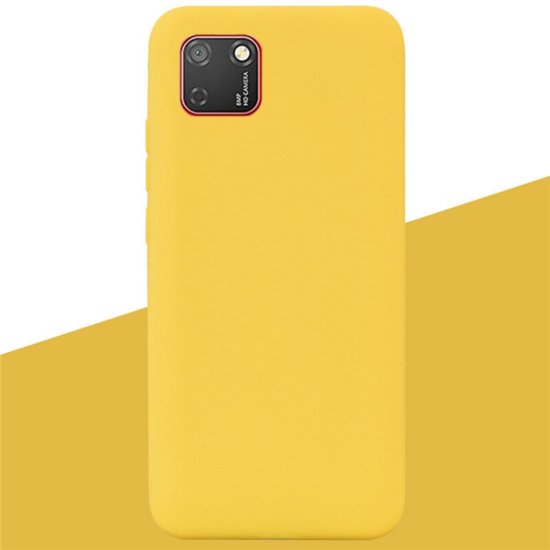 Soft Silicone Case For Huawei Y5p DRA-LX9 Case Silicone Back Cover Y5 p Phone Case For Huawei Y5P 5.45 Cover Coque Shell: 6 Yellow