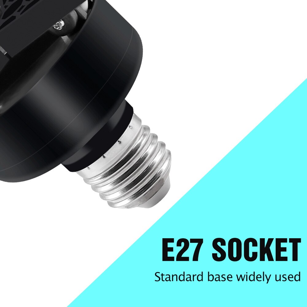 Ledet uv sterilisatorlampe  e27 uvc ozon 40w 60w 80w lampe 220v ledet ultrafiolett lys 110v bakteriedrepende pære 2835 desinfiserende lys