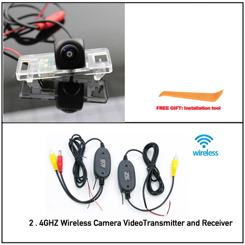 Rear View Camera For Citroen C3 MK3 5D hatchback CCD Full HD Night Vision Reverse Backup Camera Waterproof: Camera with Wireless