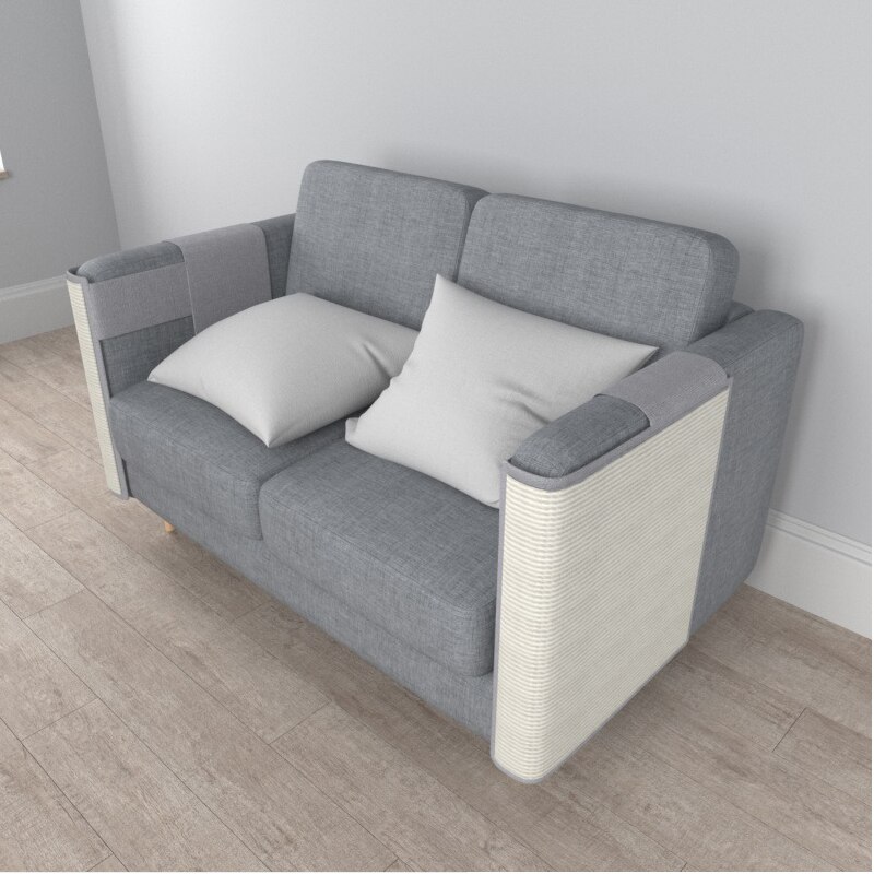 Rascador para gatos con almohadilla Sisal, Protector de muebles para sofá, garra de gato, entrenamiento, rascador de gatos, almohadilla de pata con uña Invisible