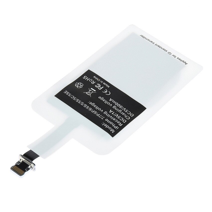QI Wireless Charger Receiver 5V/2A Coil Charging Type C Adapter Patch For Xiaomi Redmi Note 7 5 For Huawei P20 Lite Samsung A50