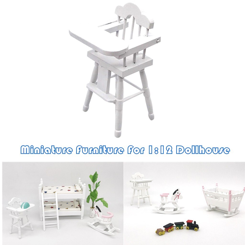 1Pc 1:12 Dollhouse Wood Plastic Metal Shelf Flower Stand Mini Doll House Furniture Model Simulation Furniture Accessories#4