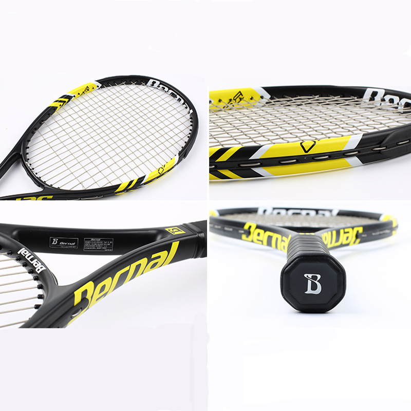 Tennisracket Carbon Fiber Aluminium Frame Ultra Licht Tennis Raquete De Unisex Training Met Tennis Bat Zak