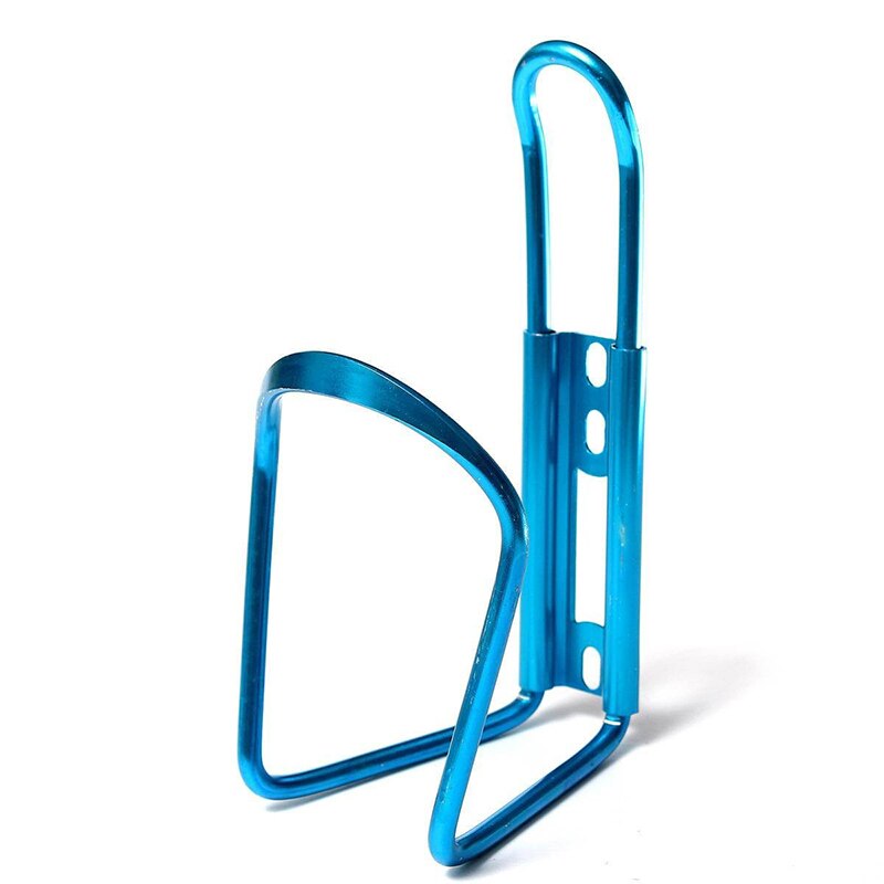 Botella de aluminio azul titular sostenedor de la bebida del soporte para bicicleta