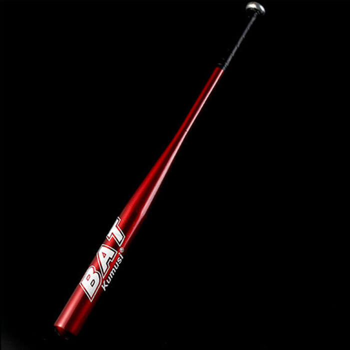 Bate de béisbol de aleación de aluminio, raqueta de Softball de 25 "28" 30 "32" 34 ", murciélago de acero de aleación extrafuerte y grueso: Rojo / 28 pulgadas (70-71 cm)