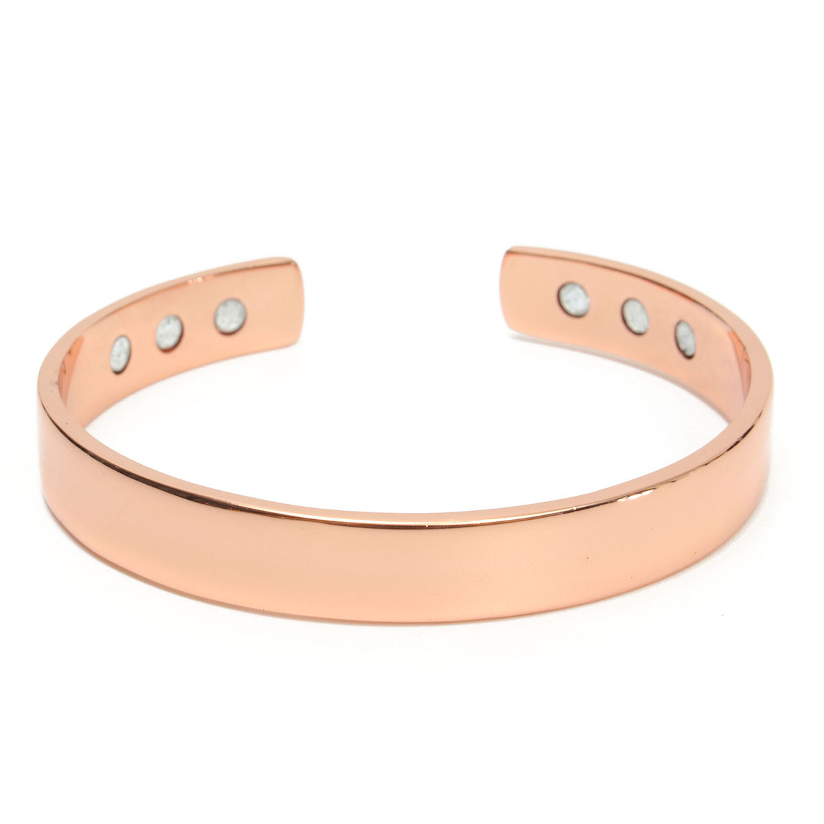 Pulsera que aprieta de cobre magnético para aliviar el dolor artritis reumática brazalete de hombres y mujeres con 6 agujeros imanes equilibrio de salud