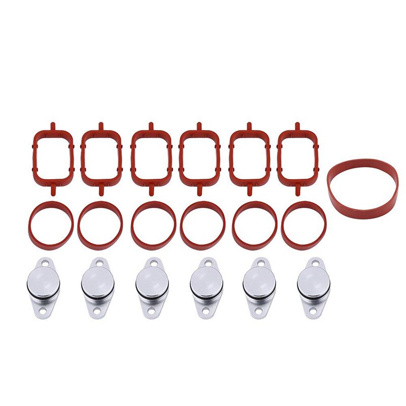 Diesel Swirl Flap Blanks Intake Manifold Gaskets Repair Replacement Kit 6 x 33mm For BMW M57: 6 x 22 mm