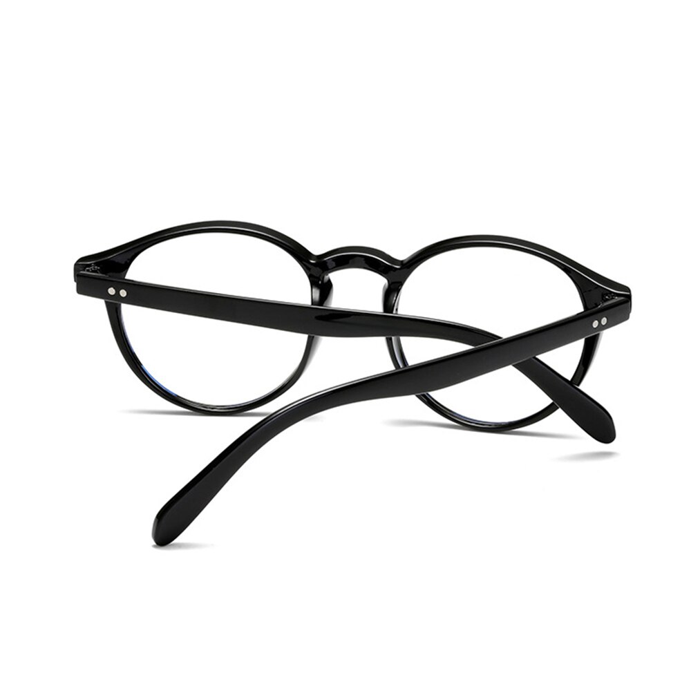 Montura de gafas de bloqueo de luz azul y ojo redondo Retro para hombre y mujer, monturas de gafas para ordenador, montura de gafas de cadera