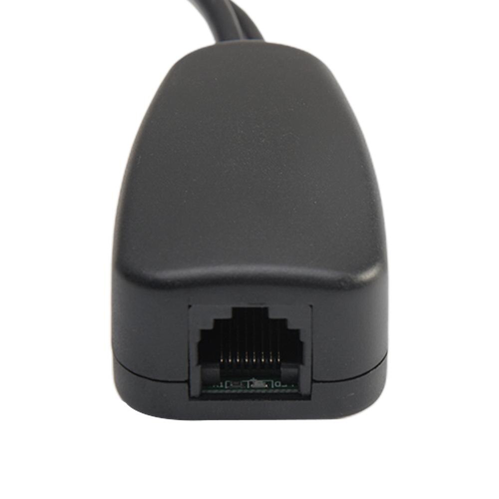 Splitter 2A Anti-interference Durable Cable Non-standard For Android Tablets Ethernet Active 24V To 12V Power Over Portable