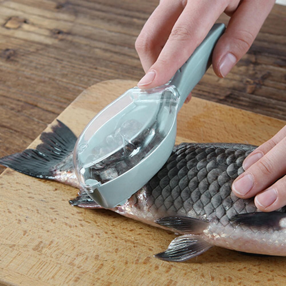 Fish Skin Brush Scraping Fishing Scale Grater Remover Peeler Scaler Scraper Tool