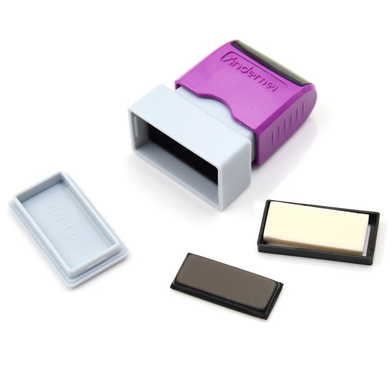 Self-Inking Rubber Stamp Colors Oil Based Craft Ink Pad Rubber Stamps For Fabric Wood Paper Wedding DIY Craft SD&HI: 1