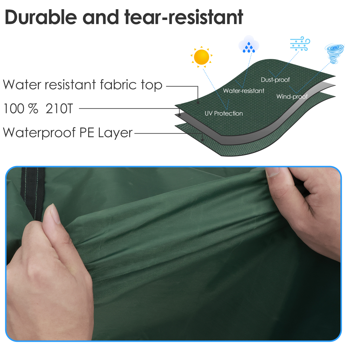 Kussen Opbergtas Grote Capaciteit Meubels Beschermhoes Buiten Tuin Waterdicht Stofdicht Kerstboom Organizer Nieuw