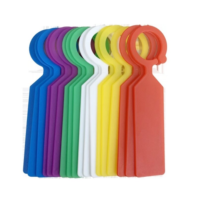 100pz marcatori per piante in plastica etichette per piante da vivaio impermeabili pennarelli per alberi da giardino pennarelli per piante colorati strumenti per segni di vassoi