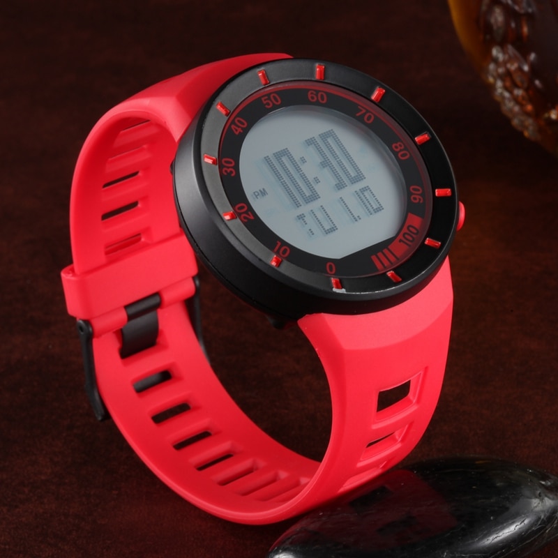 Ohsen Digitale Horloges Waterdichte Rode Mode Elektronische Led Dames Horloge Paar Horloge Voor Vrouwen Mannen Minnaar Sport Horloges