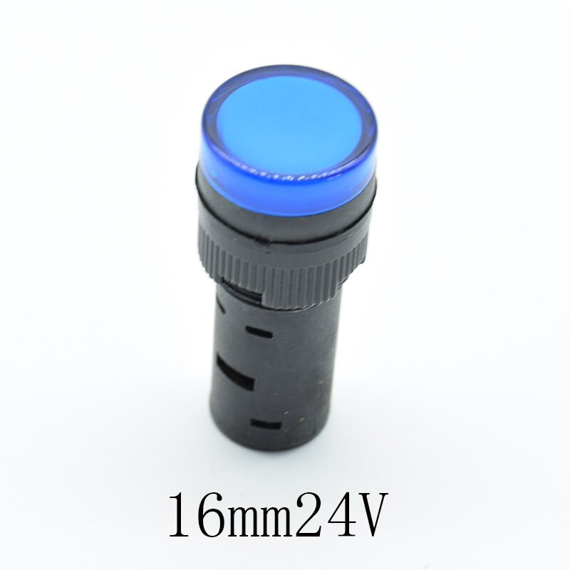 1pc16mm signal led Indicator light blue green red white yellow pilot lamp 12V 24V 220V LED light Indicator lamp