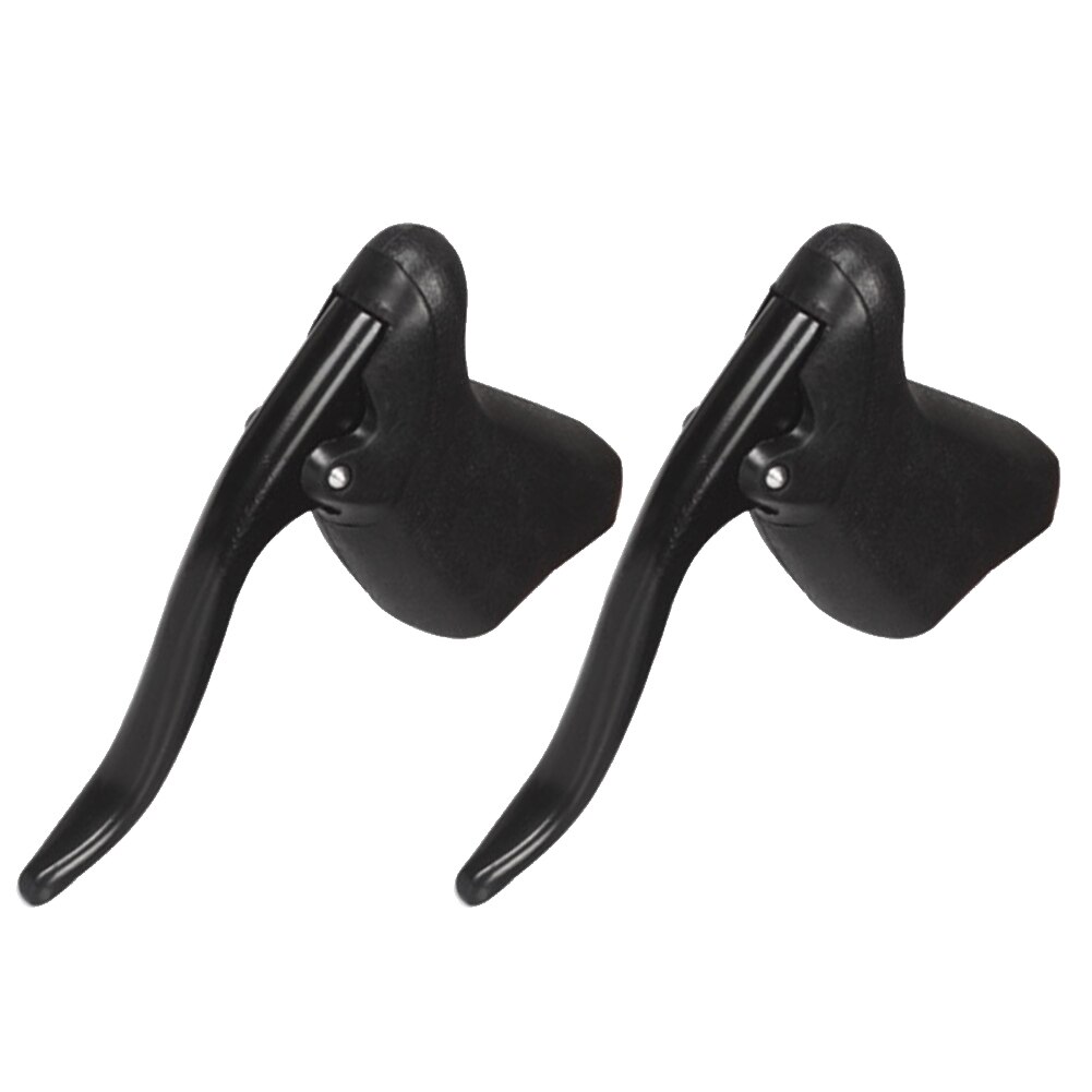 1 Pair Lightweight Bicycle Brake Handle Bike Mountain Bike Cycling Brake Levers Front &amp; Rear Brake Levers Handlebar Set: Black