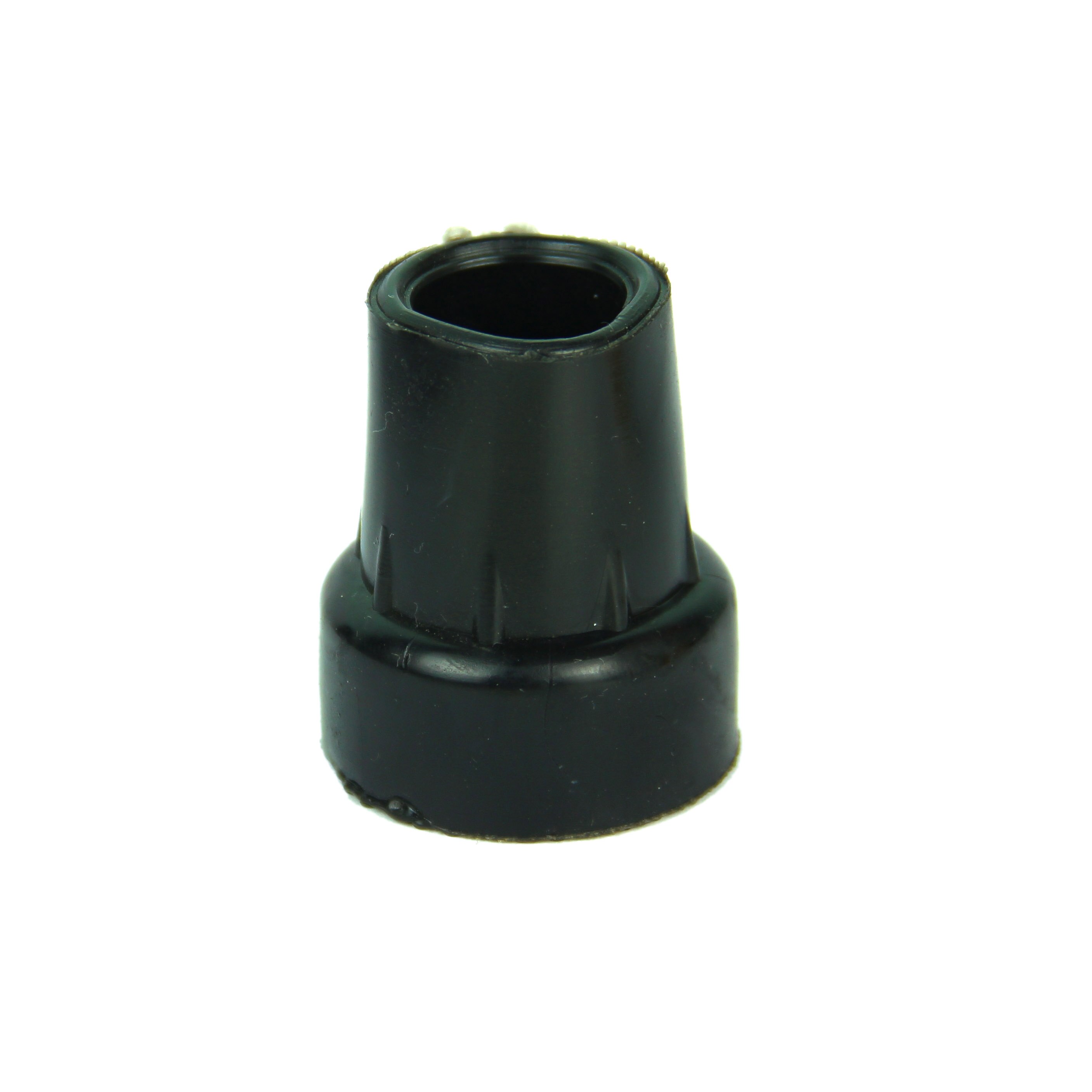 1PC 19mm Rubber Walking Hiking Stick End Cover Tips Cane Crutch Pad Rubber Heavy Duty Metal Ferrule End Bottom