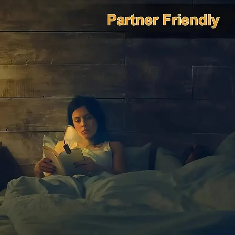 LED-boekleeslamp Minilamp Oplaadbaar boeklicht Lezen in bed Oogzorgzaam Verstelbaar Helder leesgereedschap voor kinderen Cadeau