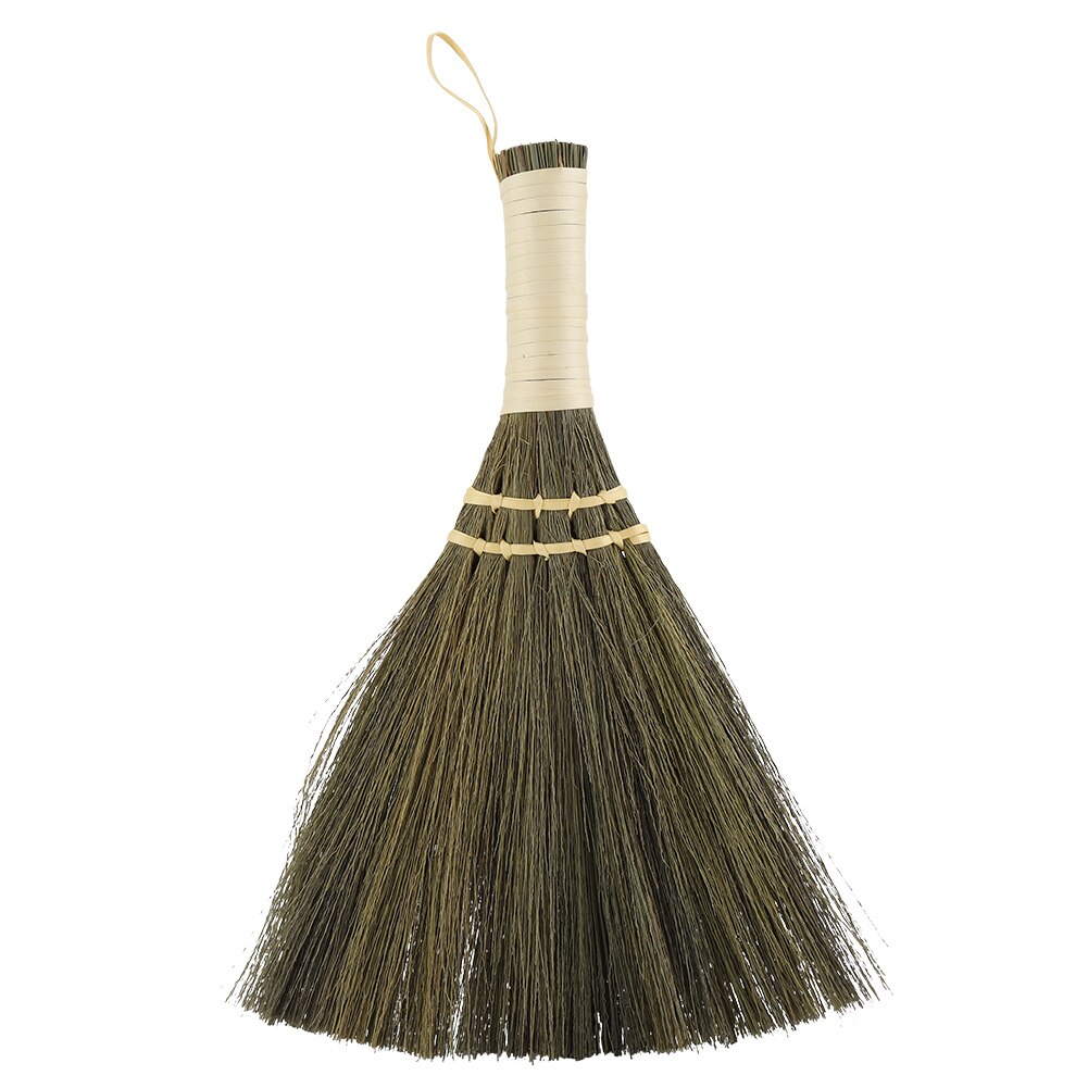 Household Clean Tool Manual Straw Braided Small Broom Handmade Dust Floor Cleaning Sweeping Broom Soft Hos Desktop Dusting Brush
