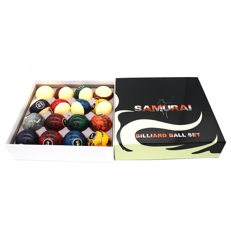 Pool table accessory, Superior Standard 57mm Billiard Pool Table Marblized Ball set 2-1/4inch 16x