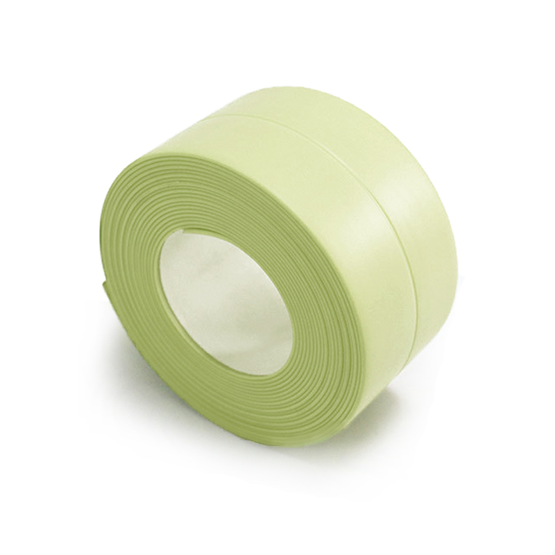 Dichtungsband für Badezimmer, Dusche, Waschbecken, Badewanne, PVC, selbstklebende Dichtungsstreifen, wasserdichte Wandaufkleber für Badezimmer, Küche: Grün / 2MM