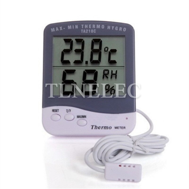 Indoor Elektronische Digitale Thermometer En Hygrometer Geheugen Huishouden Thermometer Met 1.5 Meter Probe