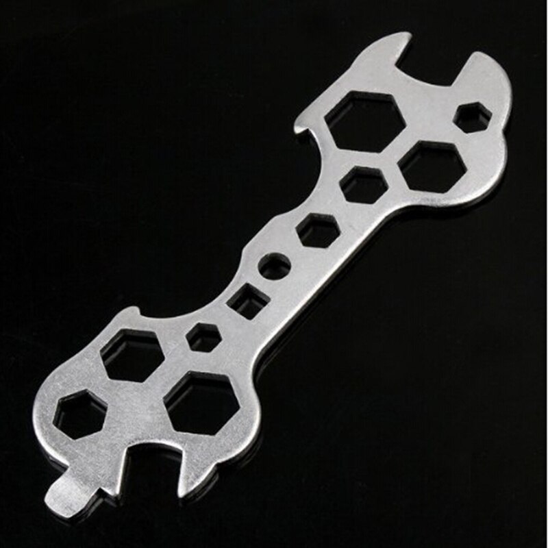 15 in 1 Bicycle Cycling Bike Flat Hexagon Wrench Set Steel Hexagon Spanner Hand Repair Tool Kits Practical Multi Functions