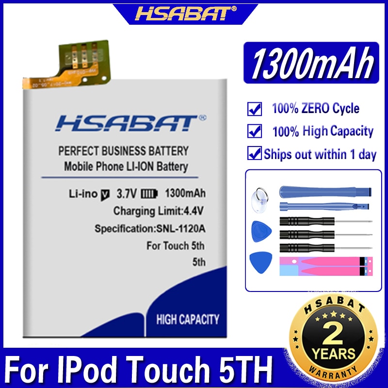 Hsabat 1300 Mah Batterij Voor Ipod Touch 5TH 5 5G Binnen Gereedschap