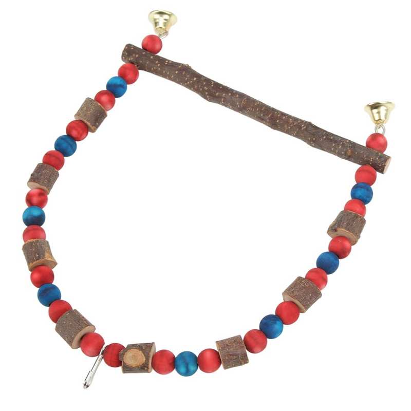 Hanging Bird Swing Toy Standing Parrot Swing Encourage Natural Behavior Safe Relieve Boredom for Lovebirds for Parakeets