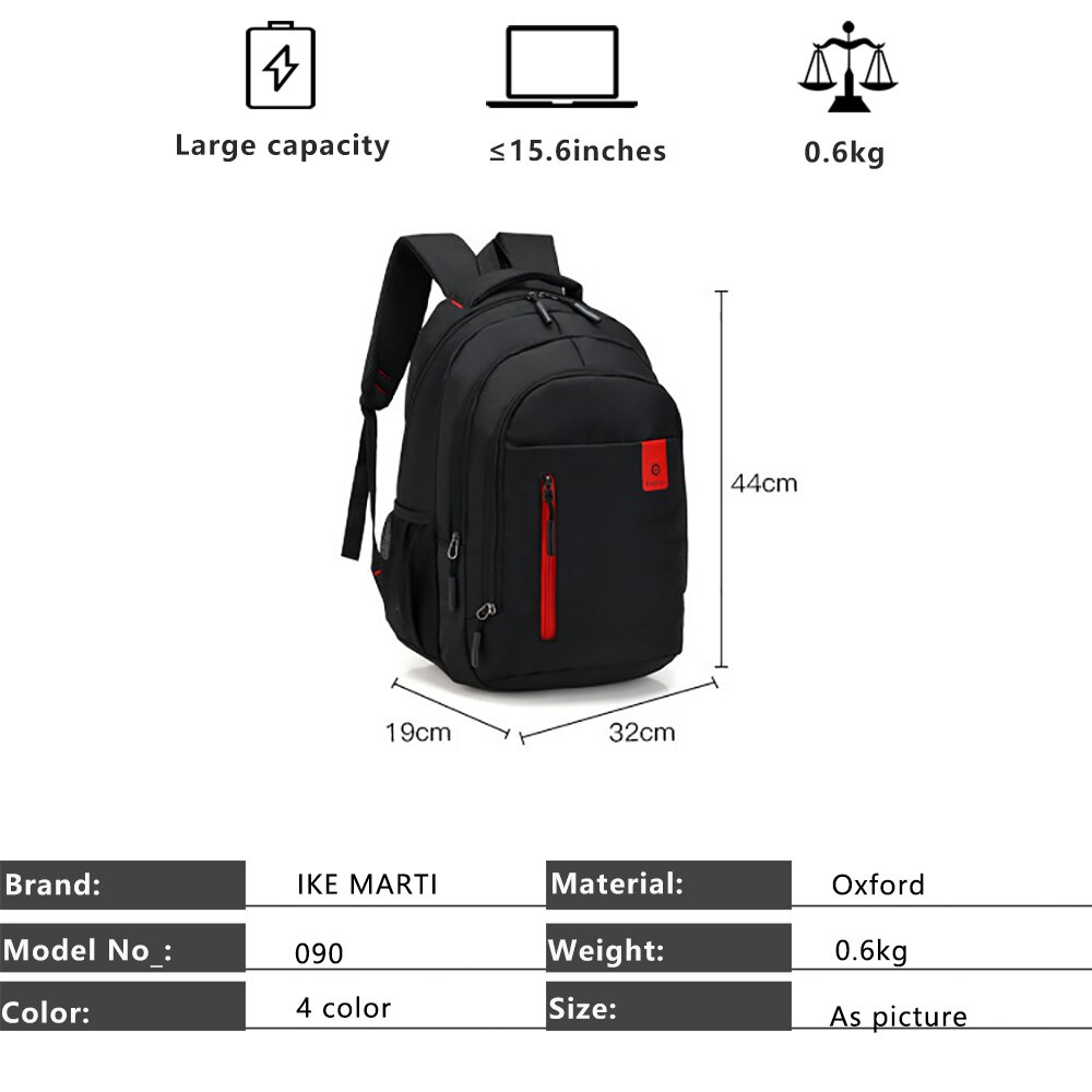 IKE MARTI Backpacks For Teenage Girls Boys Laptop Backpack Large College Kids Bags Polyester Waterproof School Bags