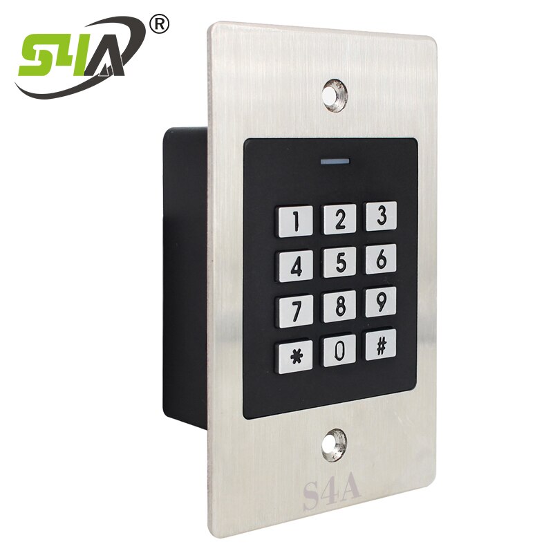 S4A Waterproof Embedded Mounted Fingerprint Access Control RFID reader controller Electronic Door Opener System password keypad