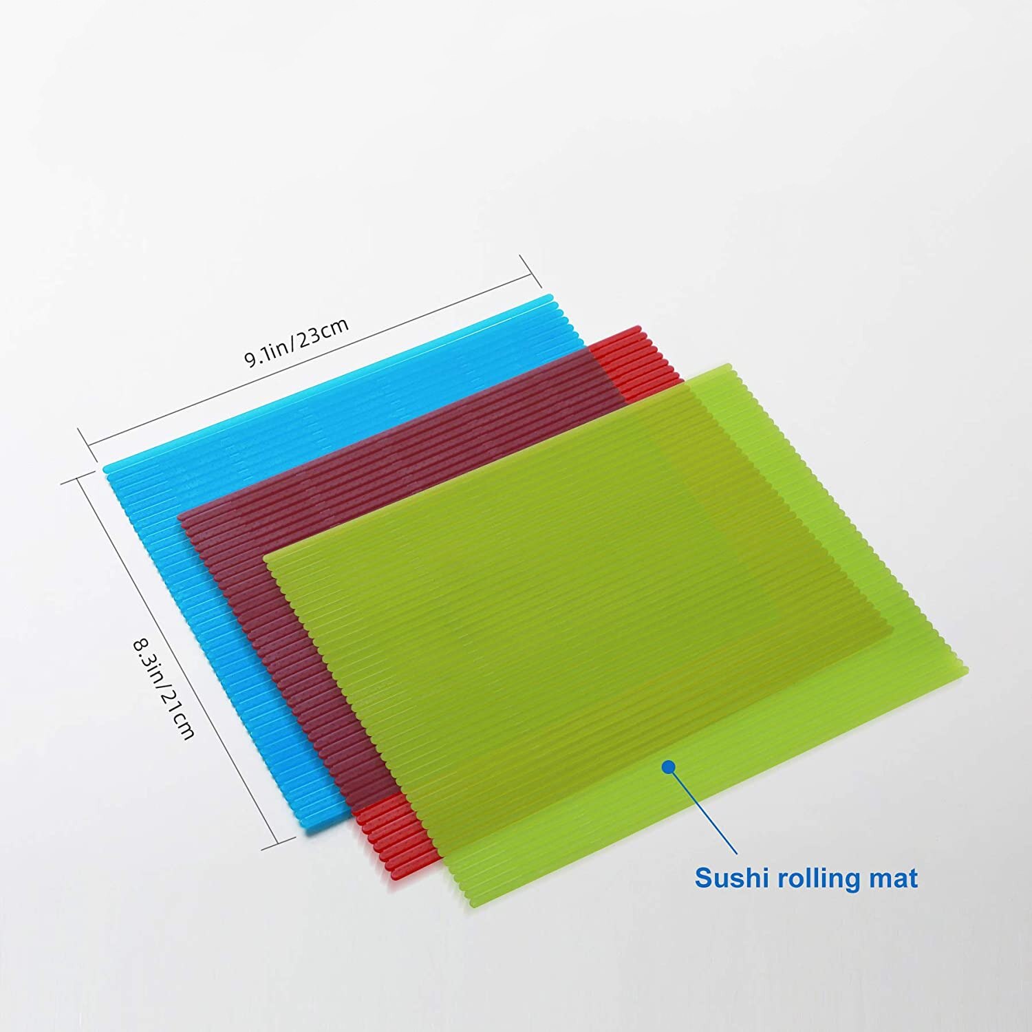 update Blue Sushi Rolling Mat Non-Stick Sushi Making Tool Japanese Plastic Sushi Rolling Maker Homemade DIY Sushi Plate Mat