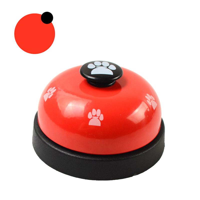 Dog Training Bell Pet Potty Training Bells with Non-Skid Rubber Base Ordering bell: RCHG2486-RD