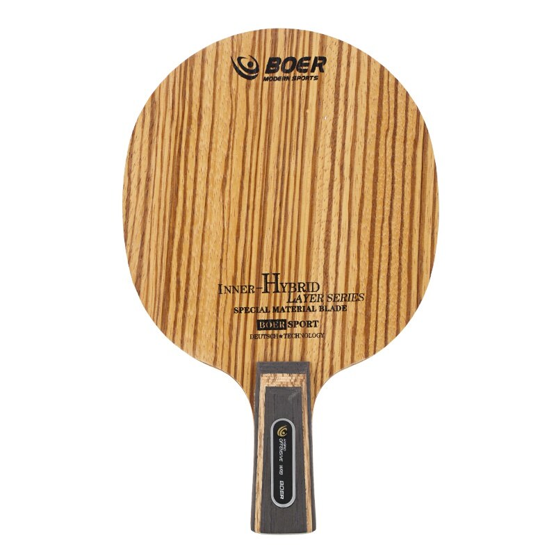 BOER 7 Ply Arylaat Carbon Fiber Tafeltennis Blade Lichtgewicht Ping Pong Racket Tafeltennis Accessoires hoge hoeveelheid: short