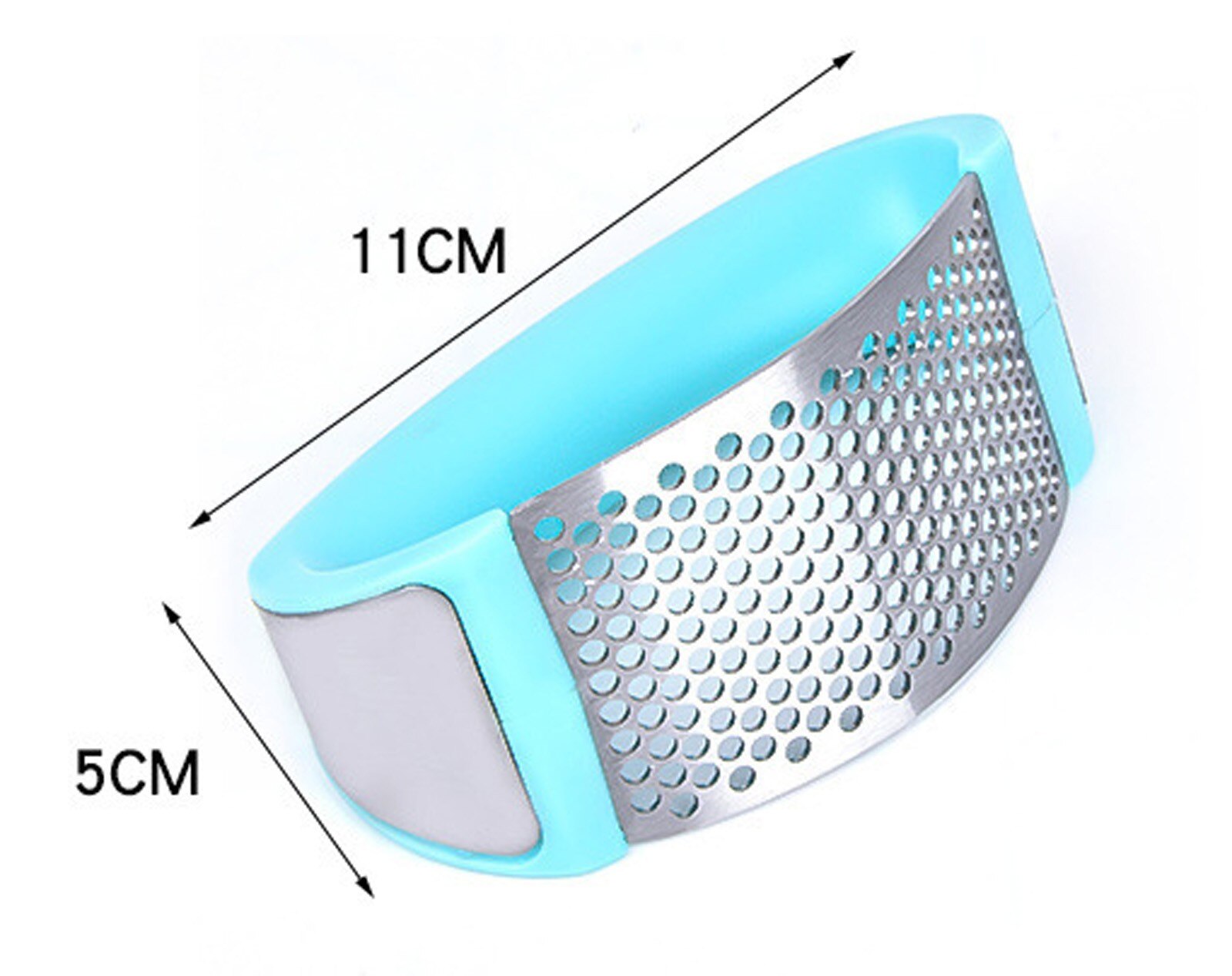 1Pcs Stainless Steel Garlic Press Manual Garlic Mincer Chopping Garlic Tools Curve Fruit Vegetable Tools Kitchen Gadgets