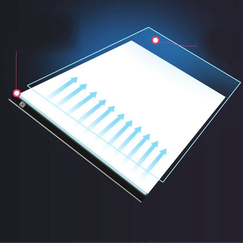 LED Drawing Tablet,Digital image Pad,Sketch Book Copy Board for Diamond Painting,Sketch Drawing,22X33CM