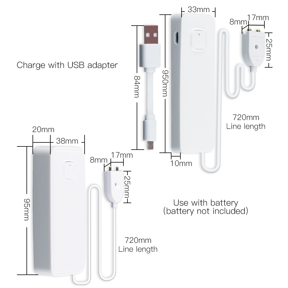 WiFi Smart Flood Sensor Waterlekkage Detector Overstroming Overloop Alert Alarmsysteem Tuya/Smart Leven App Afstandsbediening