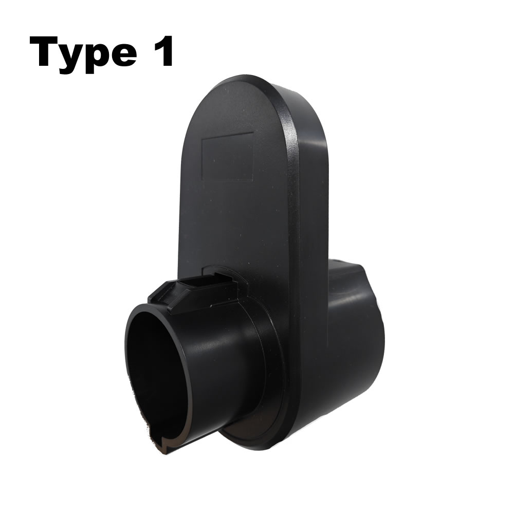 Holder til ladekabel til elbiler til type 2 -stik gb/t-krog type 1: Grå