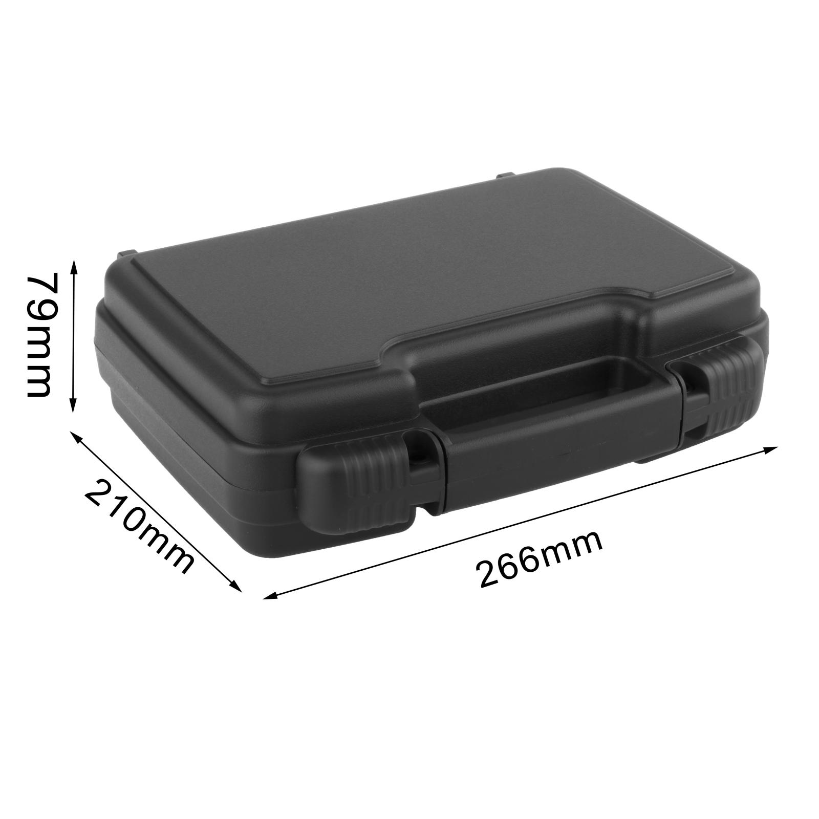 Multifunction Protective Instrument Tool Box Waterproof Sealed Tool Case DIY Compartment for Power Tool Outdoor Workplace: Default Title