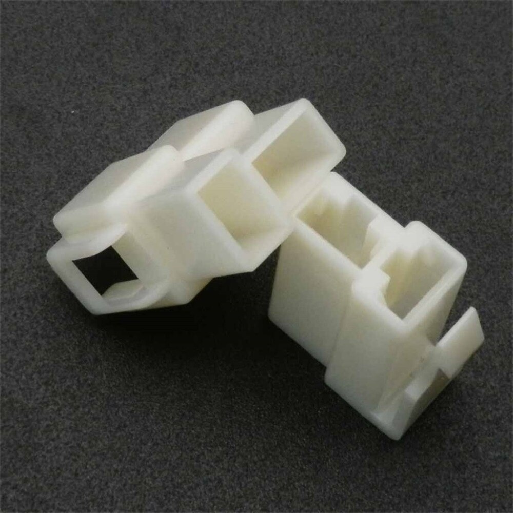 10 Pieces/lot 2 Way 6.3mm Electrical Multi Plug Connector Terminal Block Pin Wiring