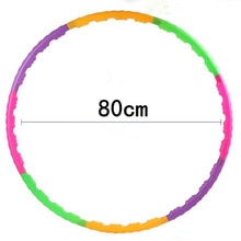80Cm Removable Weight Loss Hard Tube Muscle Fitness Gymnastics Ring Equipment Waist Abdomen Exercise Hoops Sport Loops