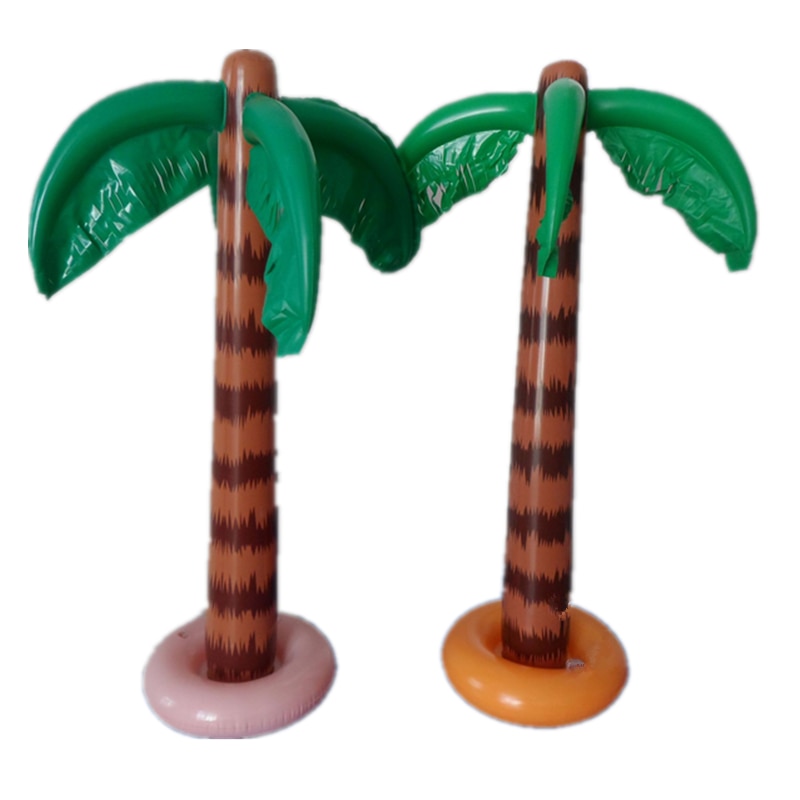 1pc 90cm Opblaasbare Palmboom Blow Up Hawaiian Stijl Kunstmatige Kokospalmen Zomer Strand Zwembad Feestartikelen