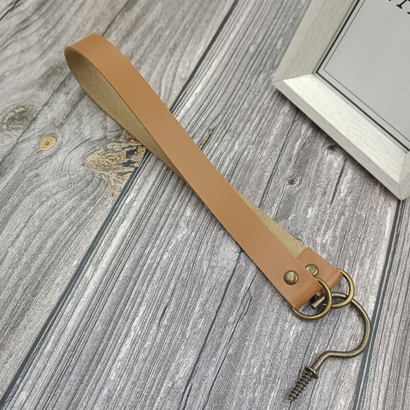 Porte-rideau en cuir, accessoires de salle, Clip, sangle en corde de coton, boucle, décoration de la maison: 3